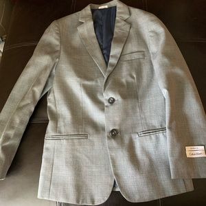 Calvin Klein suit jacket w Tommy Hilfiger shirt